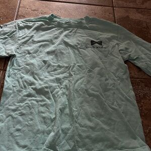 Simply Southern Aqua Girls Tee with Bow Tie Graphic